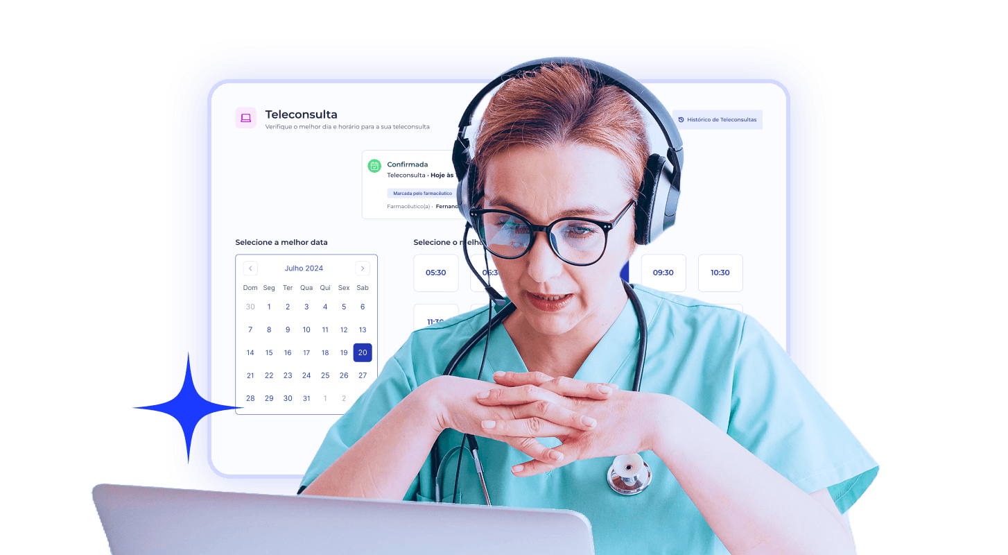 Teleconsulta do seu jeito, no seu tempo