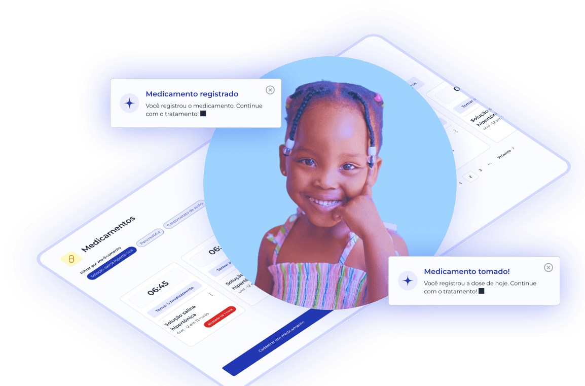 Seu controle de medicamentos, sem estresses